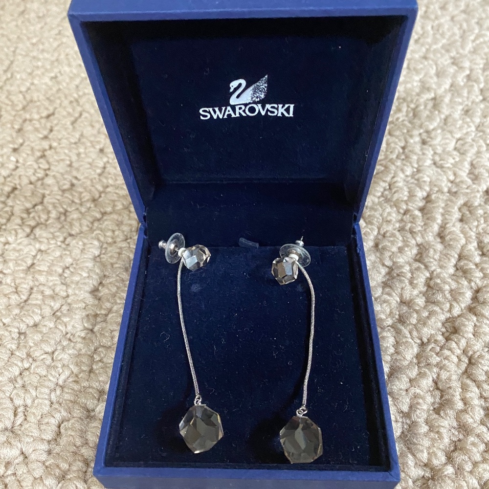 Swarovski crystal drop earrings